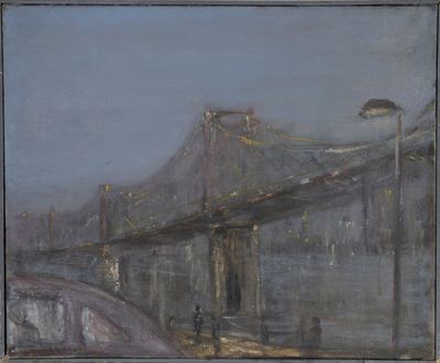 Hervé THIBAULT (né en 1944) Pont à New York