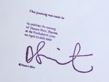 a close up of a piece of paper with a handwriting on it