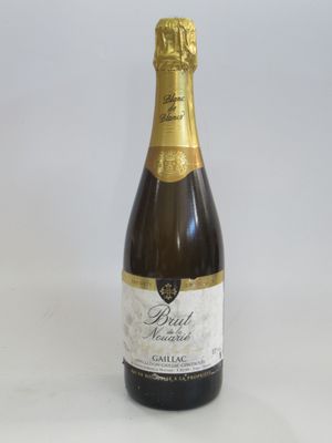 the bottle of wine is empty and ready to be filled