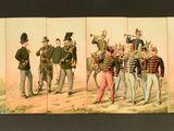 a picture of a painting of a group of people