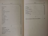 an open book with a list of items on it