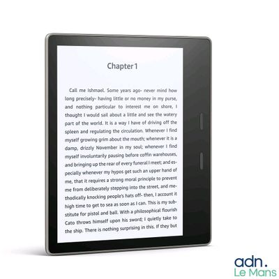 a kindle book on a table with a white background