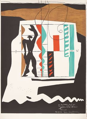 an image of a painting of a man standing in front of a window