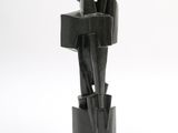 statue of a man holding a woman ' s hand on a pedestal