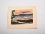 a picture of a painting on the wall of a room