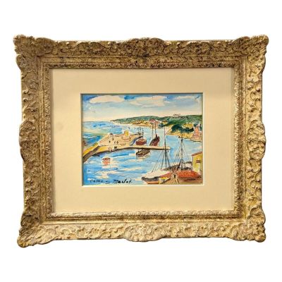 Elisée MACLET (1881 - 1962) Le port de Cassis