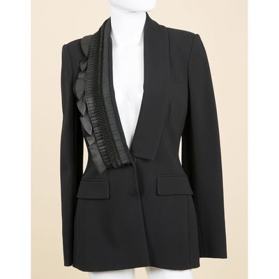 Emanuel UNGARO Paris, Veste smoking en tissu noir à col faço…