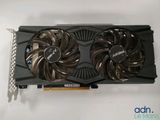 a close up of a video card with two fans on it