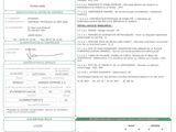 a green and white document with a barcode on it