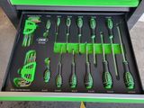 many tools in the drawer of a tool box