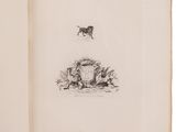 an open book with a drawing of a cat and a bird on it