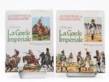two books on a white surface with a picture of a man on a horse and a man on a horse on a horse