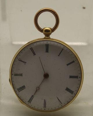 Montre de poche en or Poids : 19.