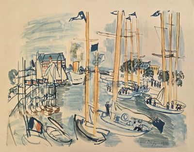 many boats that are docked in the water