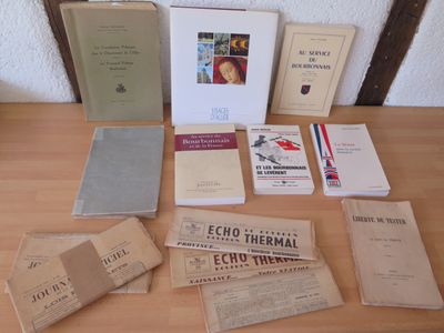 8 vol. Jean CLUZEL (4) + journaux 1936 et 1952 + "Liberté de…