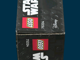 a box of lego star wars items sitting on a table