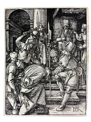 a black and white drawing of a man sitting on a chair next to a woman