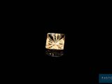 an image of a square cut diamond on a black background