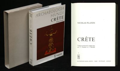 Nicolas Platon, Crète, collection Archeologia Mundi, Ed Nage…