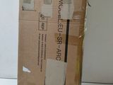 a cardboard box sitting on top of a white table