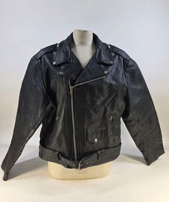 a black leather jacket on a mannequin mannequin mannequin mannequin mannequin mannequin mannequin mannequin manne