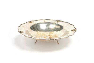 GRANDE COUPE CREUSE En argent plaqué.