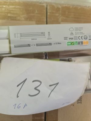 Lot de 16 réglettes lumineuses BRIGHTMAN, T5 8W, articles ne…
