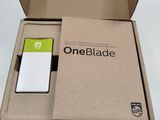 a box with a phone inside of it sitting on a table