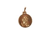 a close up of a gold coin on a white background