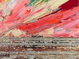 an image of a close up of a painting on a table
