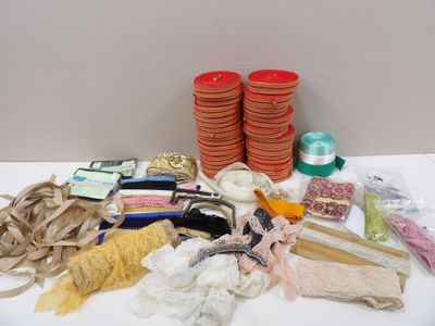 a table with a lot of different items on it