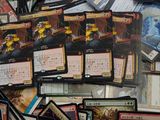 a lot of cards that are on the table