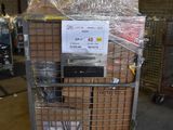 a cart that has a lot of items in it