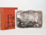 a book with a picture of a man sitting on a bench