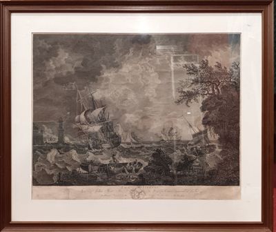 Gravure "The fishery", Richard Wright dessinateur et William… - Photo 1