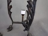 two candles that are sitting on a table