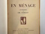 an old book with a picture of a man on it