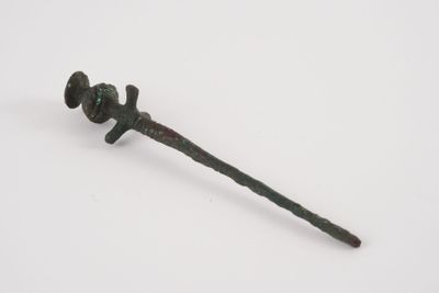 an image of a stick with a handle in the snow