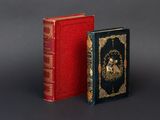deux livres posés l'un à côté de l'autre sur une table