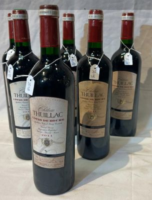 Château THUILLAC - côte de Bourg, 2011 6 bt