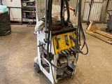 a machine that is sitting in a garage
