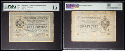 two different types of currency are displayed on a black background