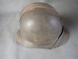 a helmet that is sitting on a table