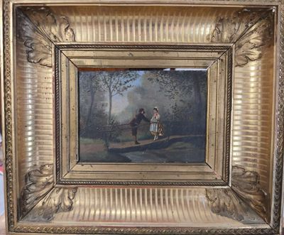 une image d'un tableau représentant un homme à cheval