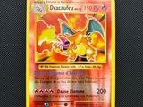 a close up of a pokemon card on a table