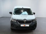 the front view of a white van parked in a white room