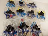 beaucoup de cupcakes emballés dans des sachets en plastique