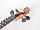 an image of a close up of a violin on a white background