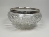 an image of a glass bowl on a white surface