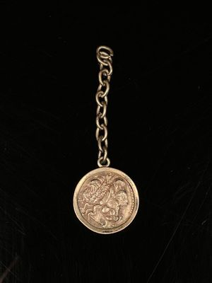 DRACHMES monté en pendentif D. 2 cm